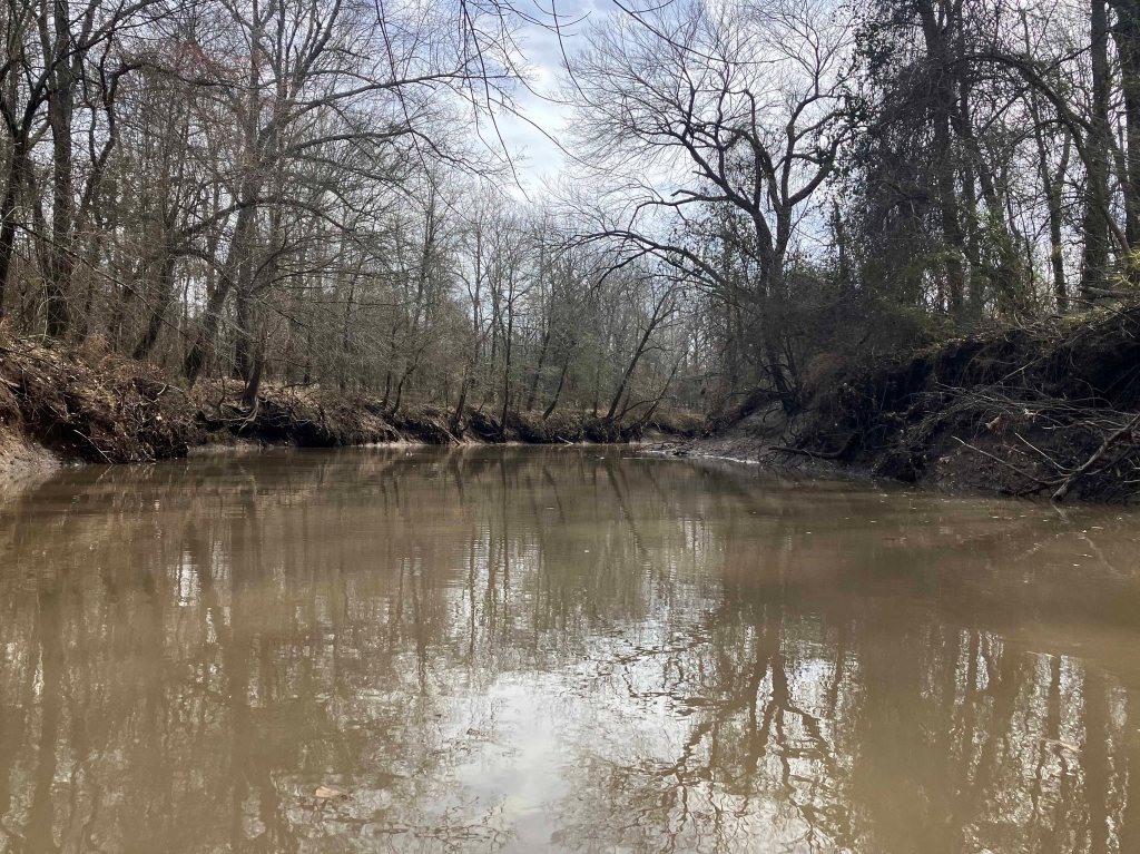 Scenery paddle kayak trip Pat Mayse Lake, Lamar Point