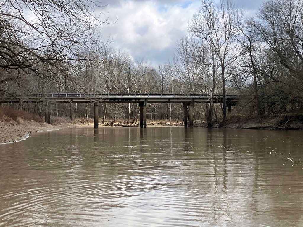 Scenery paddle kayak trip Pat Mayse Lake, Lamar Point