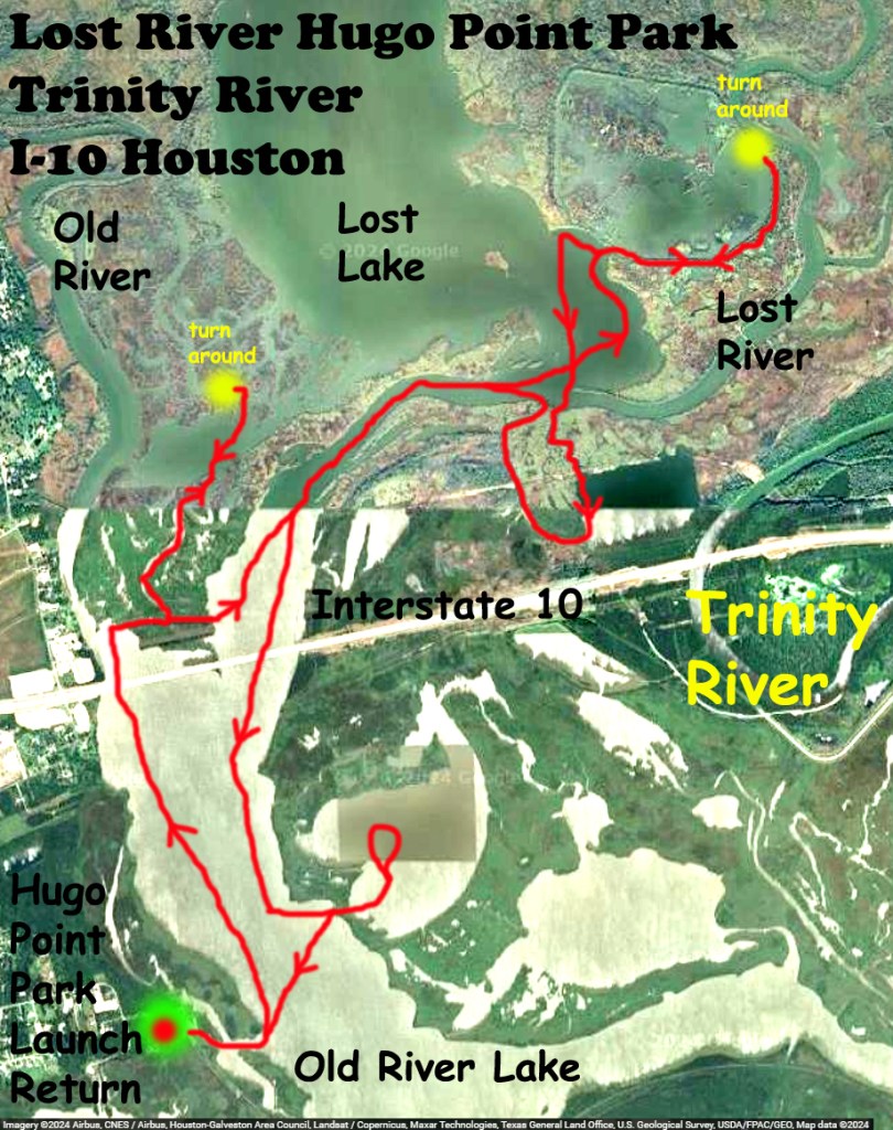 Map Paddle Kayak Lost River Hugo Point Park Trinity River