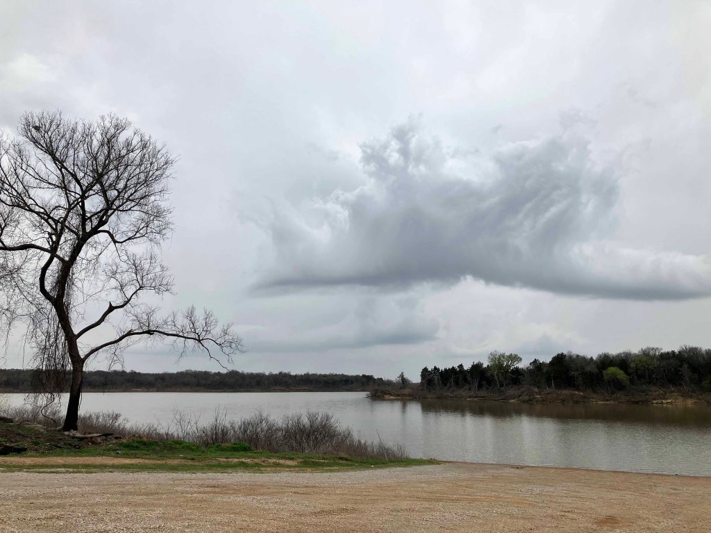 Scenery Paddle Kayak Hickory Creek WMA, Red River, Oklahoma