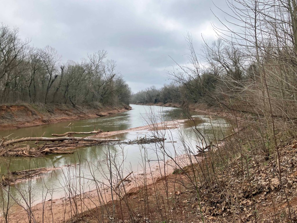Scenery kayak paddle Tishomingo NWR Oklahoma