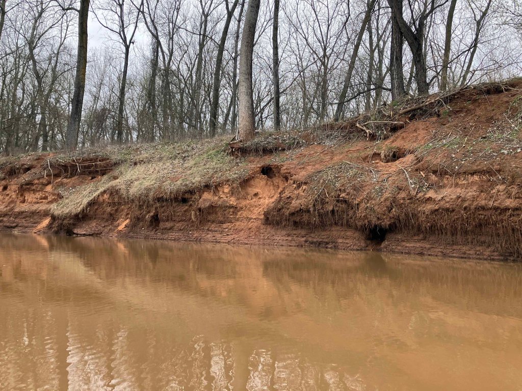 Scenery kayak paddle Tishomingo NWR Oklahoma