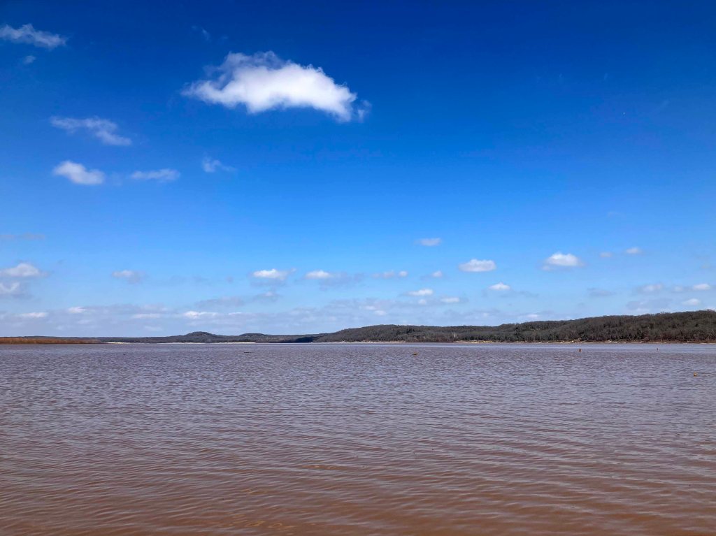 Scenery kayak paddle Tishomingo NWR Oklahoma