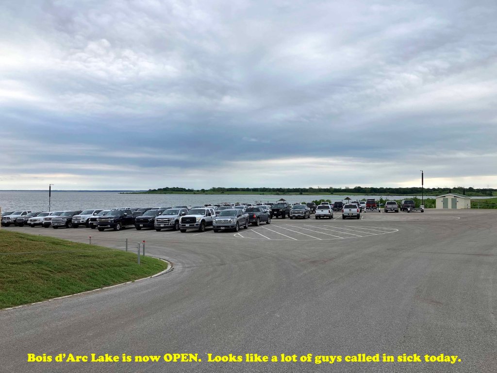 Scenery Kayak Paddle Bois d'Arc Lake, 897 Launch