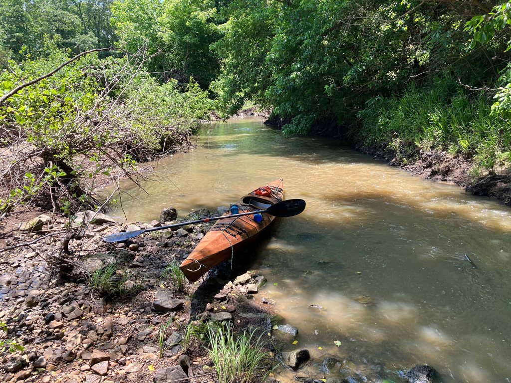 Kayak Paddle Scenery Picture Atoka Lake, North Boggy, OK www.SawdustRiver.com