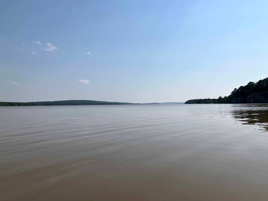 Kayak Paddle Scenery Picture Atoka Lake, North Boggy, OK www.SawdustRiver.com