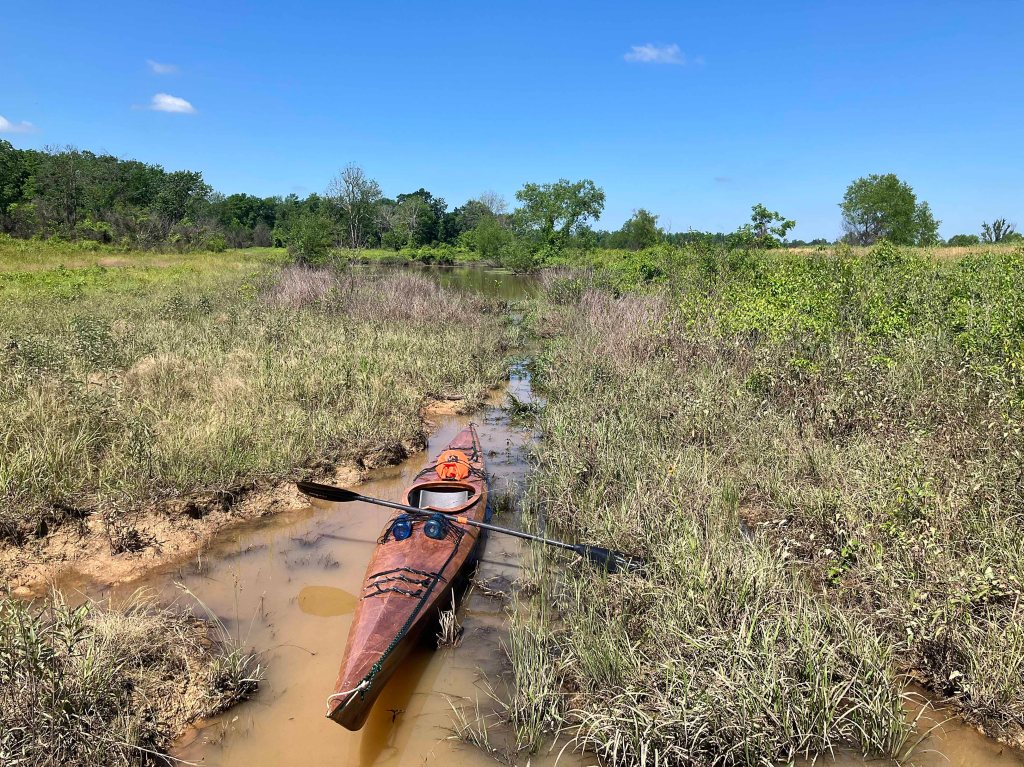 Kayak Paddle Scenery Picture Hugo WMA, Kiamichi River, Rattan Landing, OK B www.SawdustRiver.com