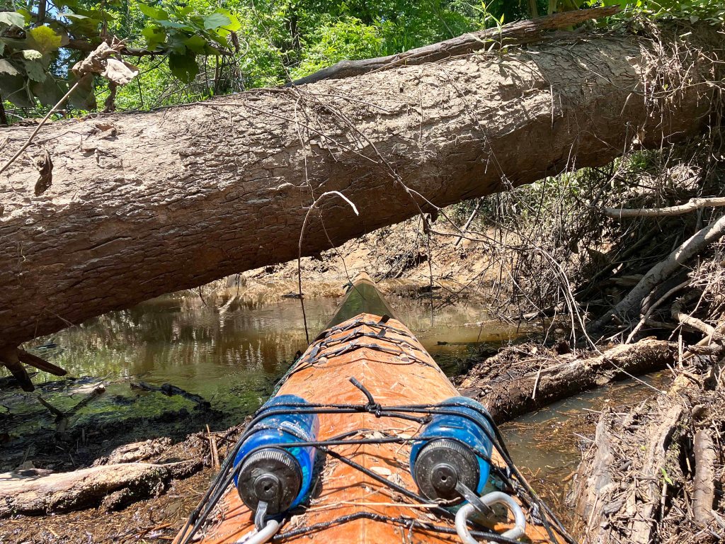 Kayak Paddle Scenery Picture Hugo WMA, Kiamichi River, Rattan Landing, OK C www.SawdustRiver.com