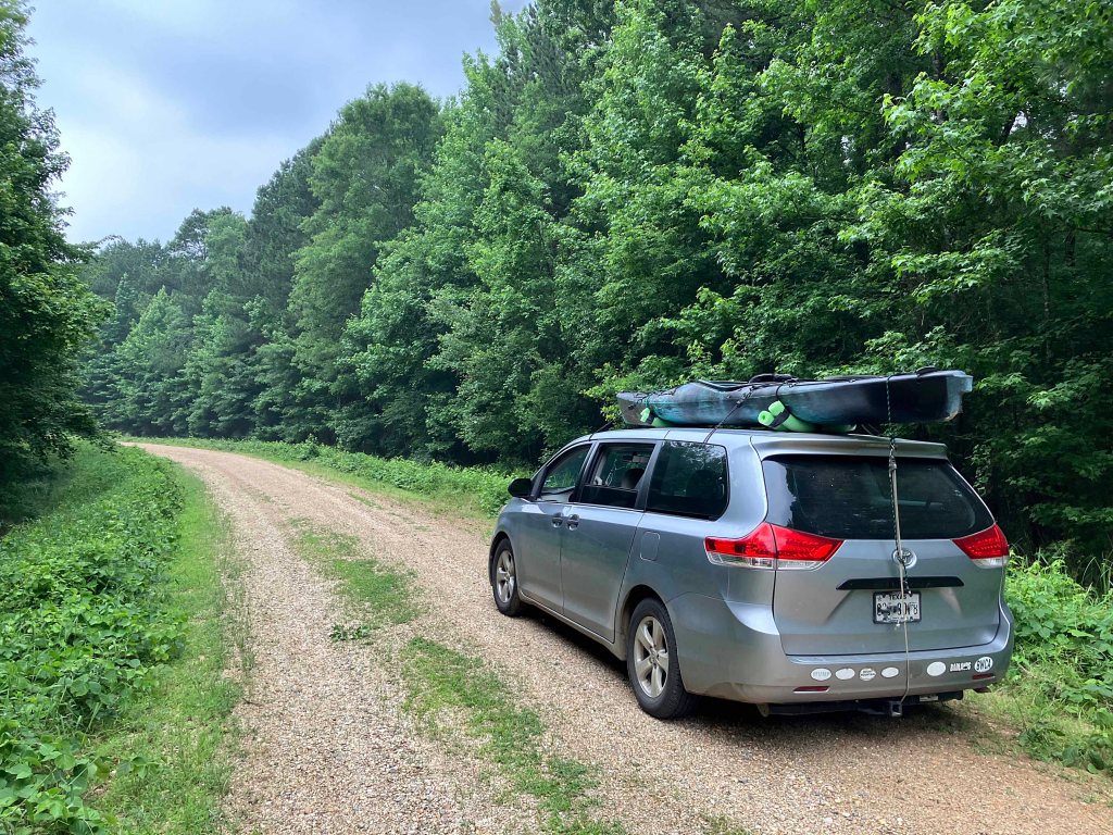 Kayak Paddle Scenery Picture Pond Creek, Pond Creek NWR, Arkansas www.SawdustRiver.com