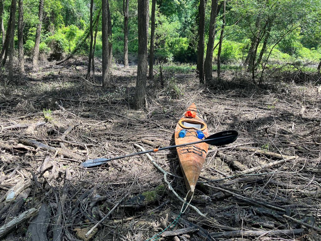 Kayak Paddle Scenery Picture Hugo WMA, Kiamichi River, Rattan Landing, OK C www.SawdustRiver.com