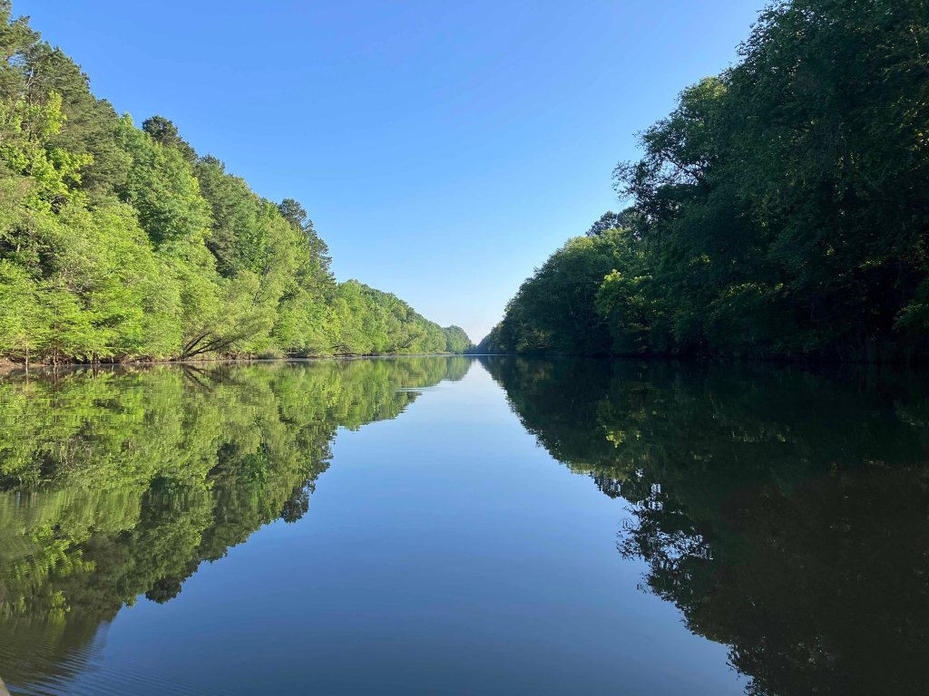 Kayak Paddle Scenery Picture Cossatot River, LIttle River, Pond Creek NWR, Arkansas www.SawdustRiver.com