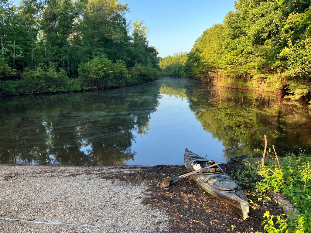 Kayak Paddle Scenery Picture Felsenthal NWR Arkansas www.SawdustRiver.com