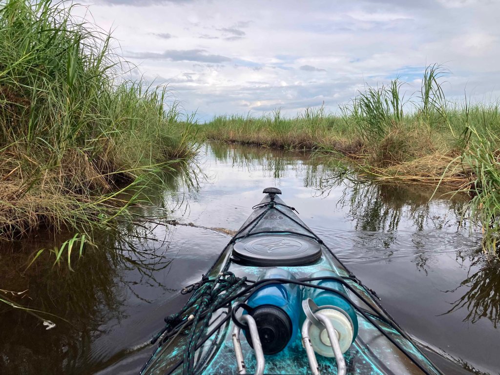 Kayak Paddle Scenery Picture Texas Point NWR, Sabine Pass www.SawdustRiver.com