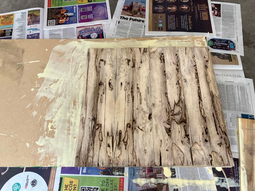 making old log wood tables, step by step process www.sawdustriver.com