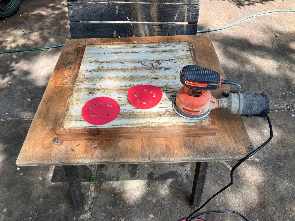 making old log wood tables, step by step process www.sawdustriver.com