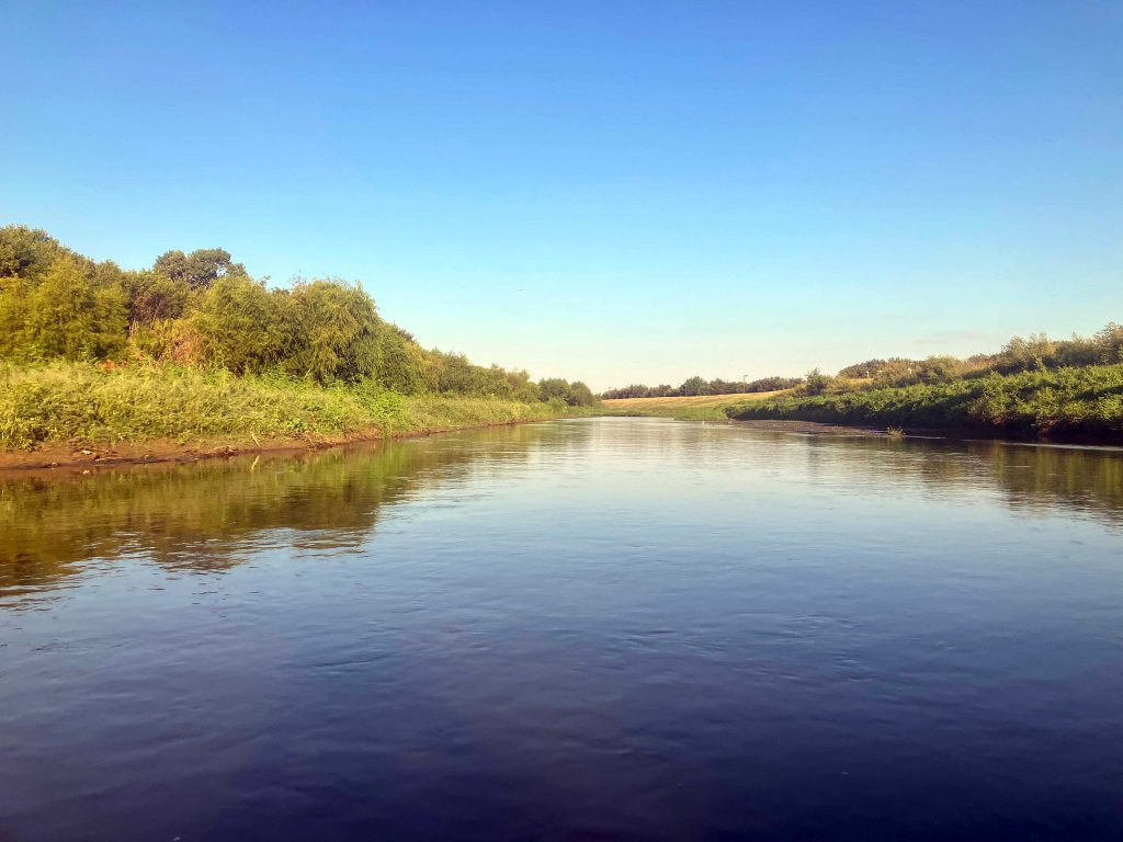 kayak scenery picture Denton Creek McInnish Park Carrollton www.SawdustRiver.com