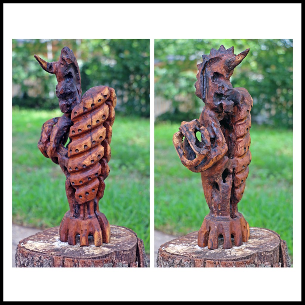 wood carving sculpture www.sawdustriver.com