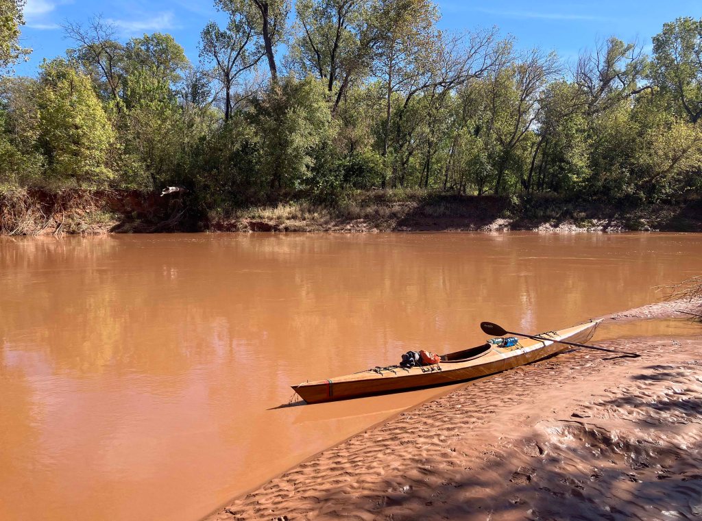 kayak scenery picture Washita River, Tishomingo, Hwy 199 Launch www.SawdustRiver.com