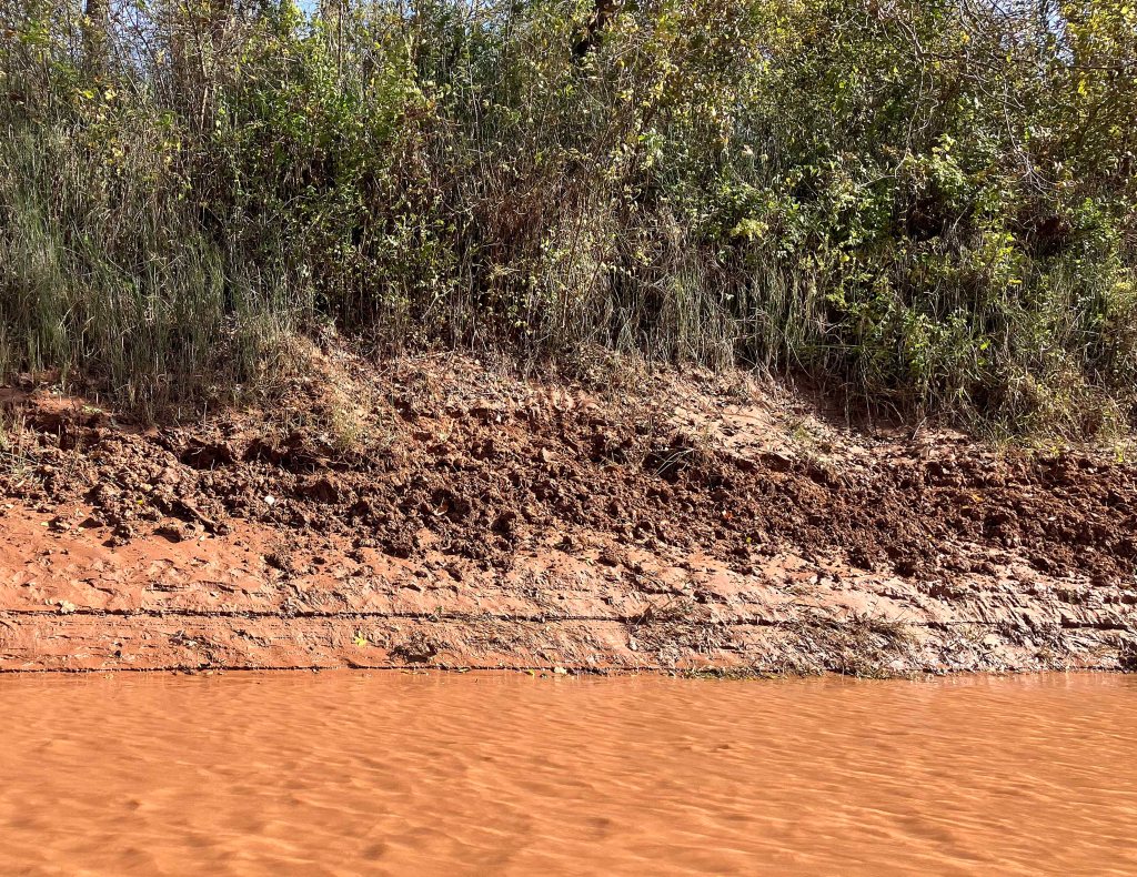 kayak scenery picture Washita River, Tishomingo WMA, Rattlesnake River Access www.SawdustRiver.com