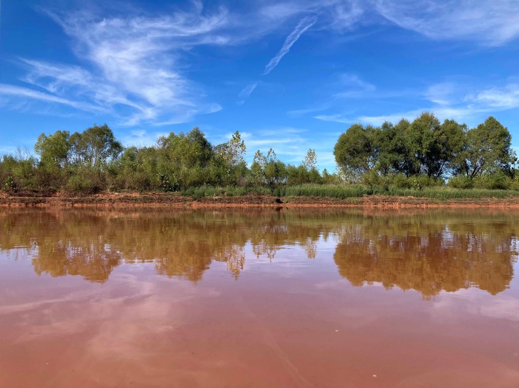 kayak scenery picture Washita River, Tishomingo, Hwy 199 Launch www.SawdustRiver.com