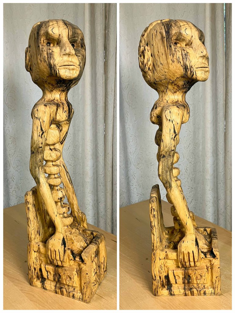 wood carving sculpture www.sawdustriver.com