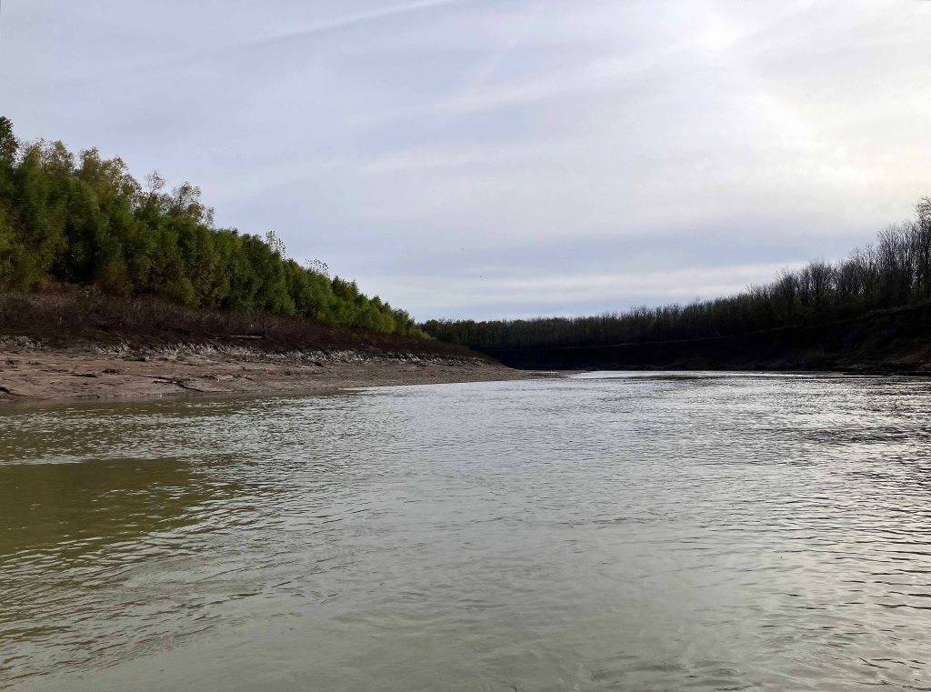kayak scenery picture Trinity River, Highway 287 Ramp, Corsicana www.SawdustRiver.com