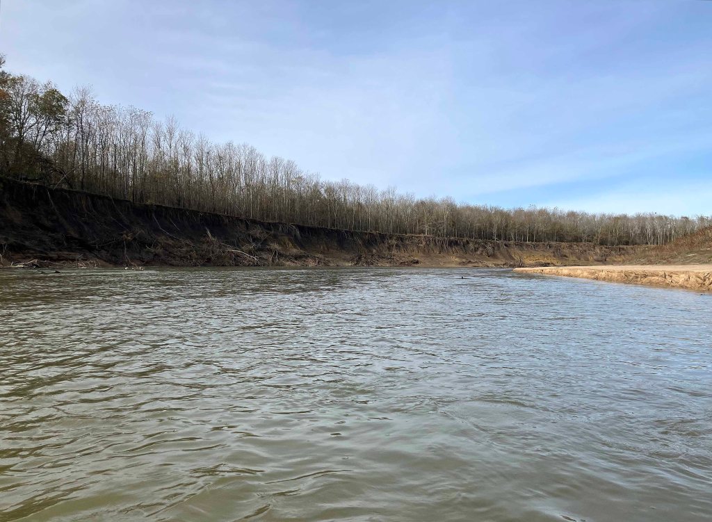 kayak scenery picture Trinity River, Highway 287 Ramp, Corsicana www.SawdustRiver.com