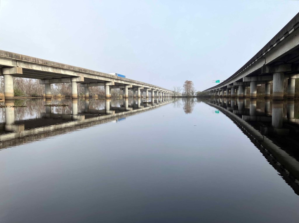 kayak scenery picture Maurepas Swamp WMA, Old US 51 Launch, Louisiana www.SawdustRiver.com