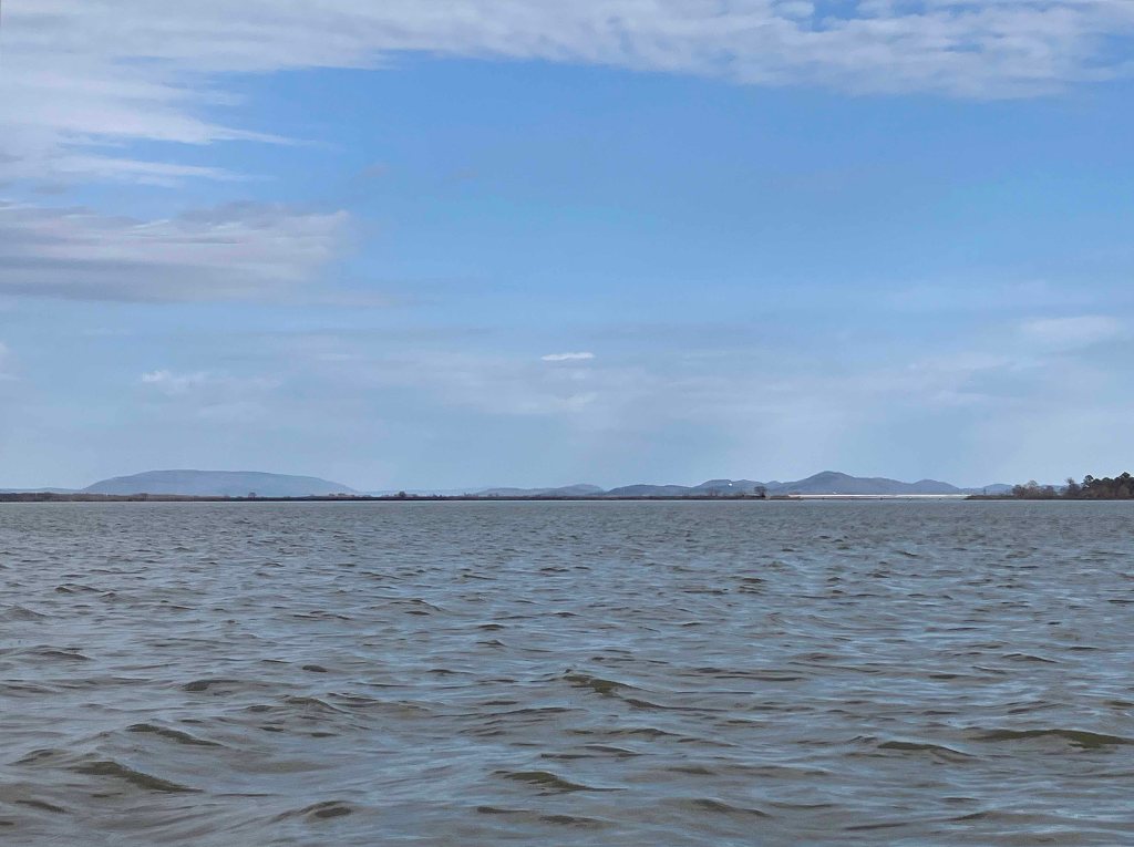 kayak scenery picture Sardis Lake, Jackfork Creek, Oklahoma www.SawdustRiver.com