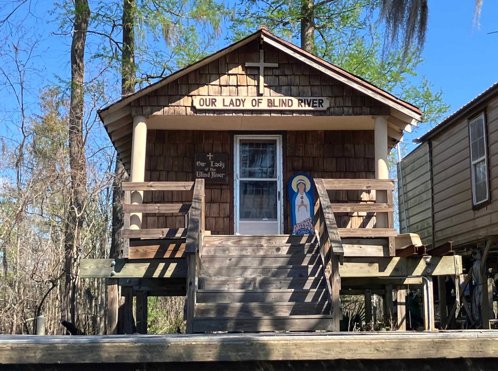 kayak scenery picture Blind River, Maurepas Swamp WMA, St. James Boat Club Launch www.SawdustRiver.com