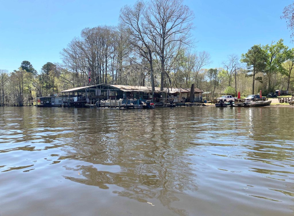 kayak scenery picture Caddo, Uncertain, 805 WMA Launch www.SawdustRiver.com