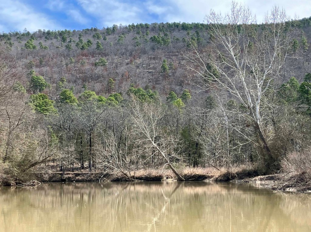 kayak scenery picture Sardis Lake, North Jackfork Creek, Oklahoma www.SawdustRiver.com