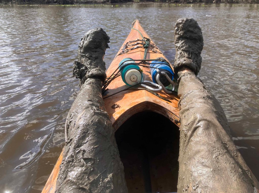 kayak scenery picture Blind River, Maurepas Swamp WMA, St. James Boat Club Launch www.SawdustRiver.com
