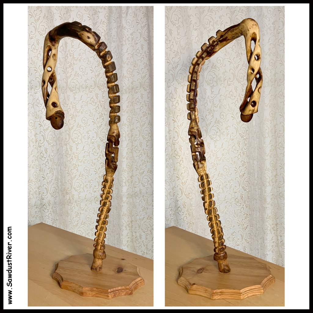 wood sculpture carving www.SawdustRiver.com