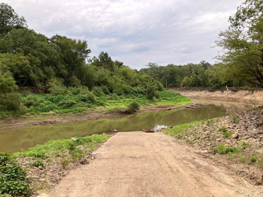 Kayak paddle scenery picture Sulphur River, Texarkana Arkansas, Smith Park Boat Ramp