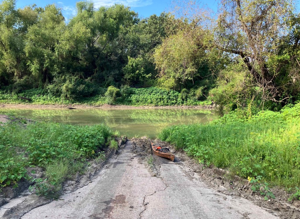 Kayak paddle scenery picture, Sulphur River, White Oak Creek WMA, Hwy TX67 Launch