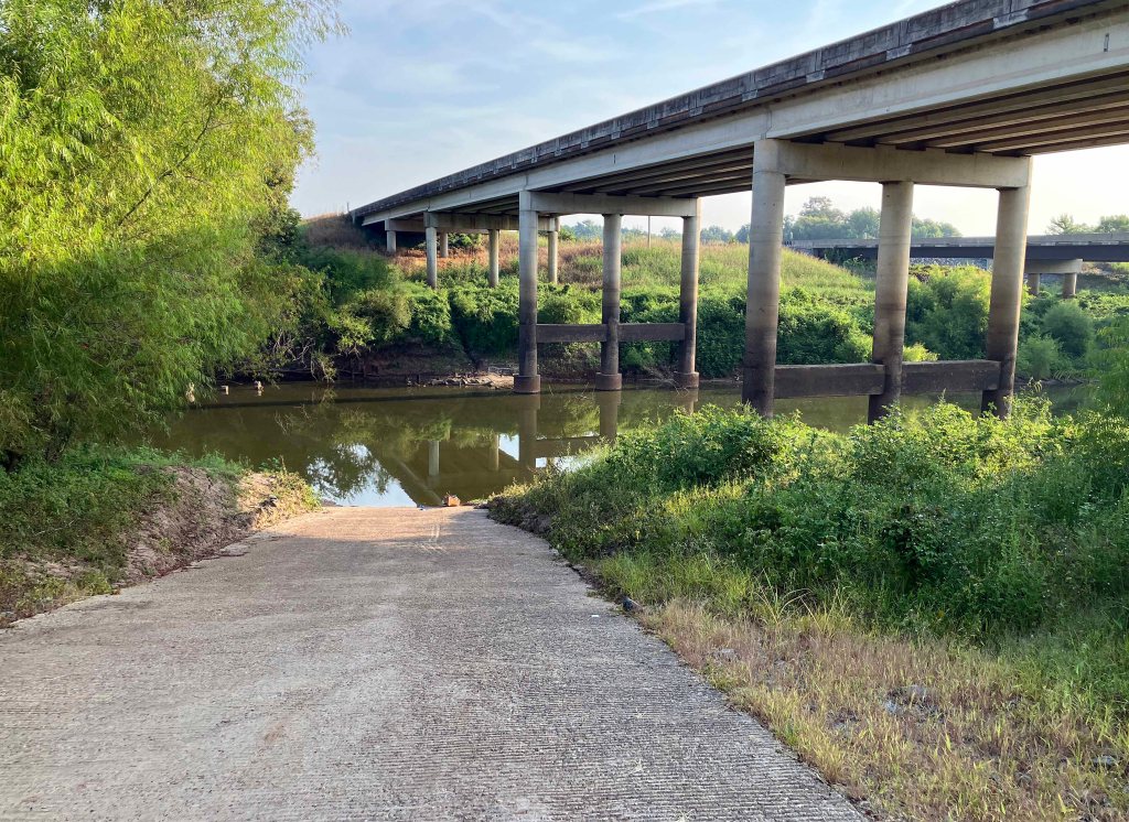 Kayak paddle scenery picture, Sulphur River, Hwy 71 Ramp to Red River, AR