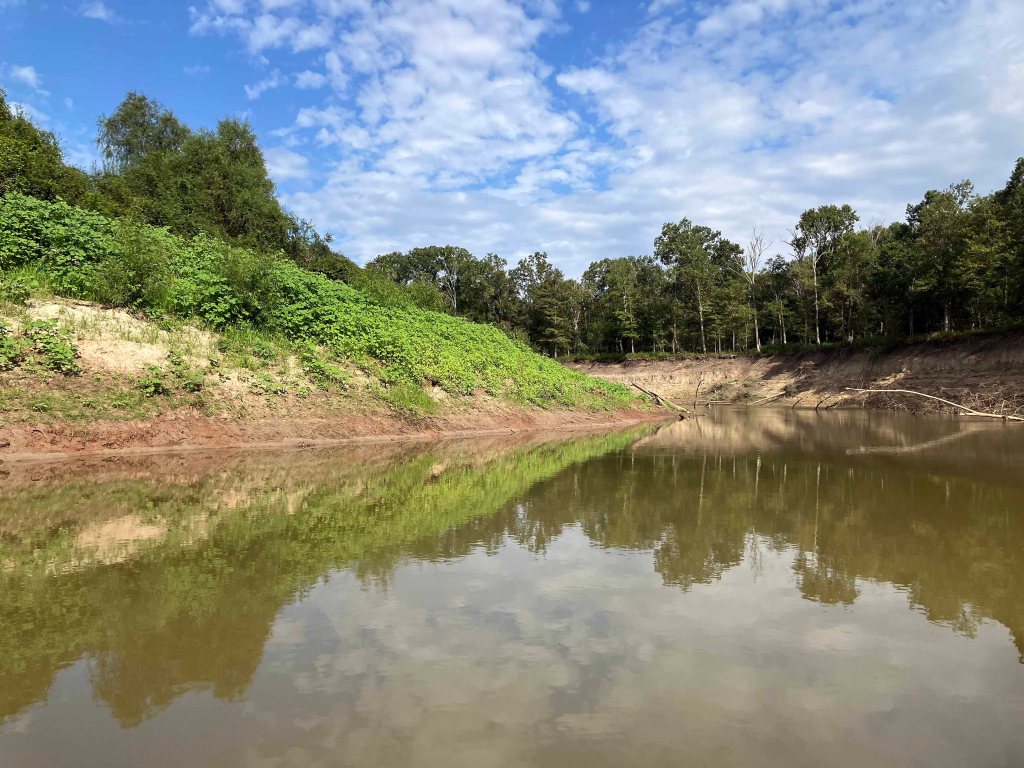 Kayak paddle scenery picture, Sulphur River WMA, Road 211 Launch, Texarkana Arkansas
