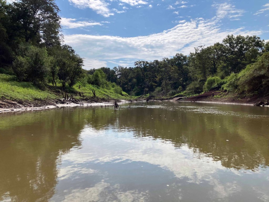 Kayak paddle scenery picture, Sulphur River WMA, Road 211 Launch, Texarkana Arkansas