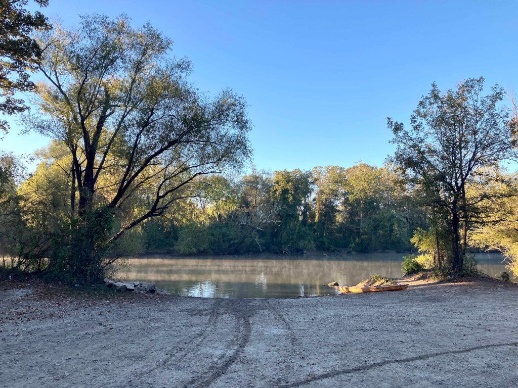 Kayak paddle scenery picture Sulphur River, 4128 Launch, above Wright Patman www.SawdustRiver.com